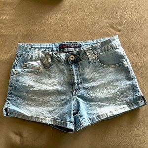 OTB - One Tuff Babe Vintage jean shorts.